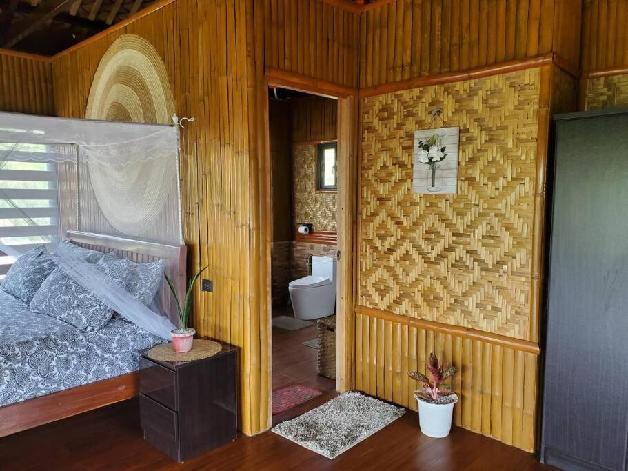 Вилла Modern Bahay Kubo In A Farm Near Tagaytay Тагайтай Экстерьер фото